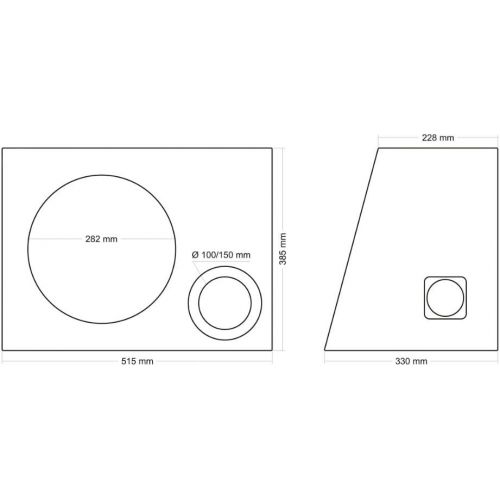  Maxxcount Bass Reflex Subwoofer Enclosure 12?Inch/30?cm 40L (12?mm Thickness)