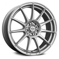 Maxxim WINNER Silver Wheel with Painted Finish (17 x 7. inches /5 x 100 mm, 40 mm Offset)