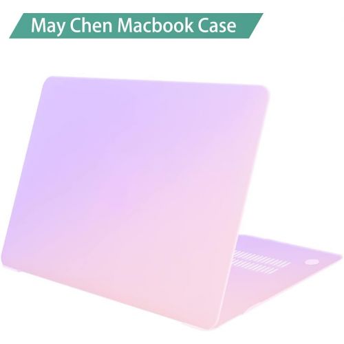  [아마존베스트]May Chen MacBook Air 13 inch Case 2020 2019 2018 Release A1932 A2179 A2337 M1 with Retina Display,Plastic Hard Shell case Keyboard Cover for Newest Air 13 with Touch ID,Gradient Pu