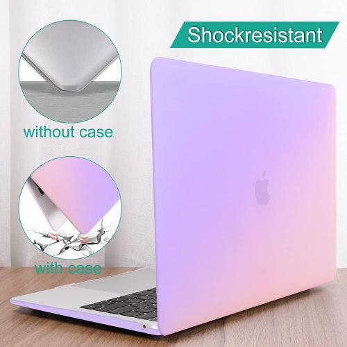  [아마존베스트]May Chen MacBook Air 13 inch Case 2020 2019 2018 Release A1932 A2179 A2337 M1 with Retina Display,Plastic Hard Shell case Keyboard Cover for Newest Air 13 with Touch ID,Gradient Pu