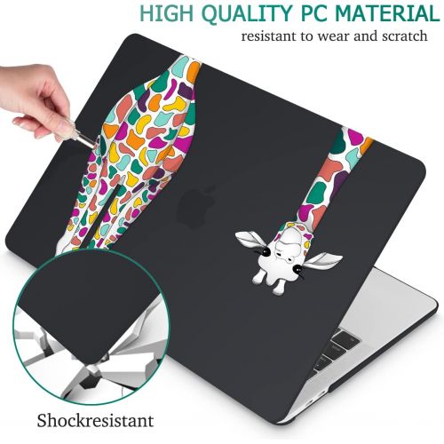  [아마존베스트]May Chen MacBook Air 13 inch Case 2020 2019 2018 Release A1932 A2179 A2337 M1,Soft Touch Hard Shell Cover for 13 inch MacBook Air Case with Retina Display Touch ID,Black Colorful G