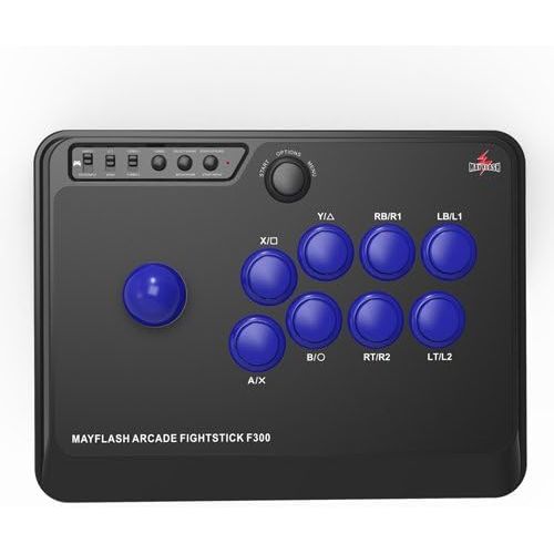  [아마존베스트]May Flash Mayflash F300 Arcade Fight Stick Joystick for PS4 PS3 XBOX ONE XBOX 360 PC Switch NeoGeo mini