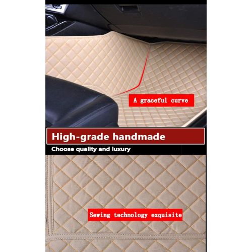  Maycoo Car Floor Mats Carpet 3D Full Surround Waterproof Front Rear Liners Pads All Weather Fits Mercedes-Benz CLA Class 2014-2018(Orange)