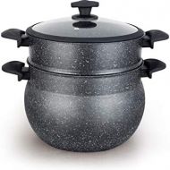 [아마존베스트]Mayerhoff Aluminium couscous pan with non-stick coating, 5 litres