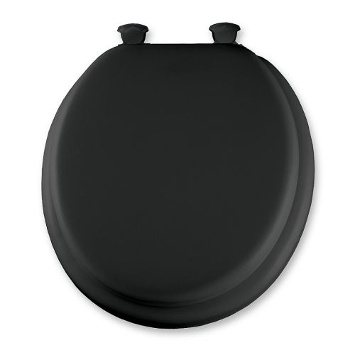  Mayfair Round Padded Toilet Seat in Black