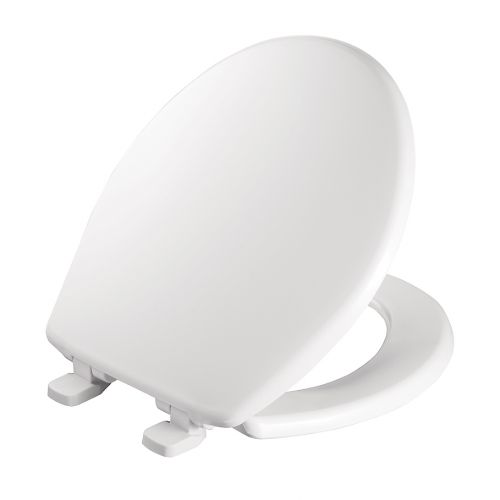  Mayfair Round Closed Front Plastic Toilet Seat in White