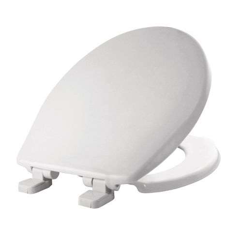  Mayfair Round Closed Front Plastic Toilet Seat with Whisper Close in White