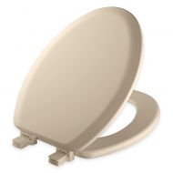 Mayfair Elongated Molded Wood Toilet Seat with Easy Clean & Change Hinge