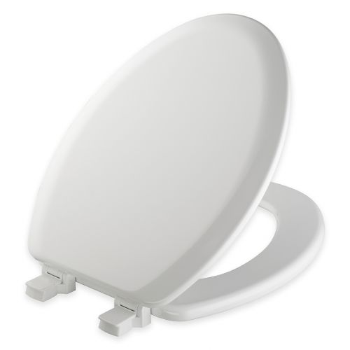  Mayfair Elongated Molded Wood Toilet Seat with Easy Clean & Change Hinge