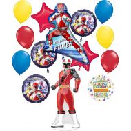 Mayflower Products Power Rangers Birthday Party Supplies Unleash the Power Balloon Bouquet Decorations with Ninja Steel
