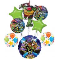 Mayflower Products Teenage Mutant Ninja Turtles Party Supplies TMNT Raphael Birthday Sing A Tune Balloon Bouquet Decorations