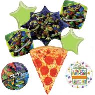 Mayflower Products Teenage Mutant Ninja Turtles Birthday Party Supplies TMNT Pizza Balloon Bouquet Decorations