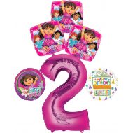 Mayflower Dora The Explorer 2nd Birthday Party Supplies and Balloon Bouquet Decorations