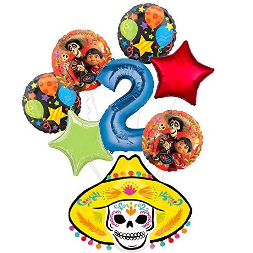  Mayflower Products Coco 2nd Birthday Party Supplies Balloon Bouquet Decorations