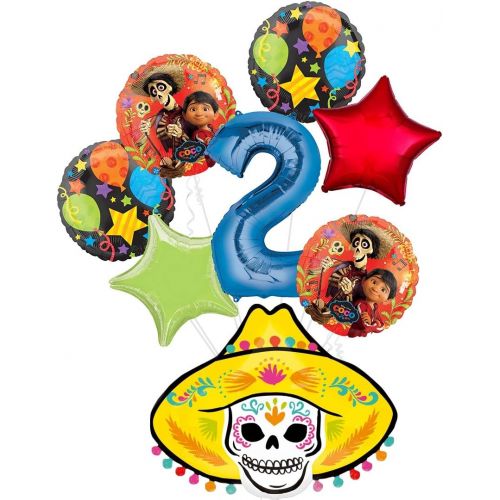  Mayflower Products Coco 2nd Birthday Party Supplies Balloon Bouquet Decorations