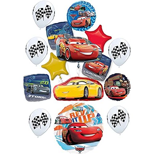  Mayflower Products Disney Cars Party Supplies Ultimate Birthday Balloon Bouquet Decorations