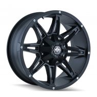 Mayhem Rampage 8090 Black Wheel with Milled Spokes (22x9.5/8x180mm)