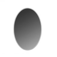 Maykke Madison 24 W x 36 H Oval LED Light Mirror Wall Mounted Lighted Bathroom Vanity Horizontal or Vertical LED Lighting Border UL Certified, Silver, LMA1032401