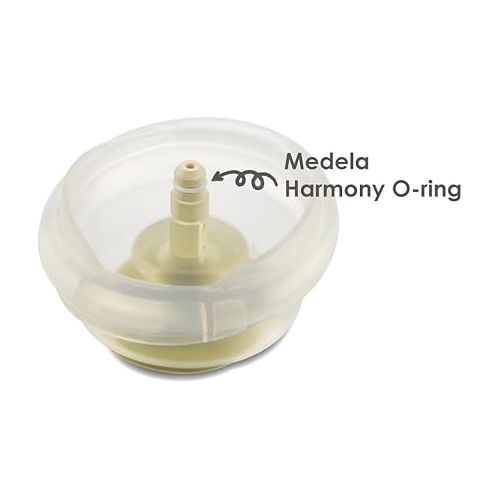  Replacement Parts for Medela Harmony Manual Pump; 4 O-Rings, 2 Membranes by Maymom