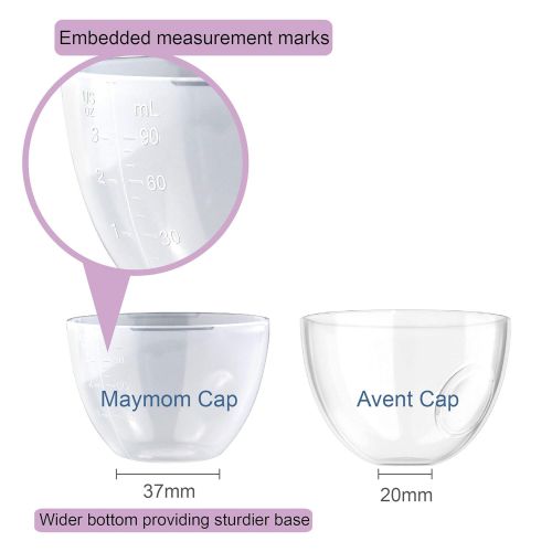  [아마존베스트]Maymom Dome Caps Suitable for Philips Avent Natural Bottles, Avent PP Bottles or Natural Glass Bottles; Not for Avent Classic Dome; Not Original Avent Replacement Parts