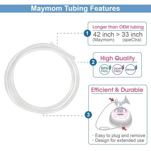  [아마존베스트]Maymom Pump Parts Compatible with Spectra S2 Spectra S1 Spectra 9 Plus Breastpump, Flange (24mm)...