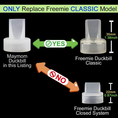 [아마존베스트]Maymom Valve Replacements for Classic Freemie Collection Cups. Replaces Freemie Duckbills or Freemie...
