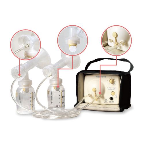  Maymom Pump in Style Tubing (Two Tubes), 2 Valves and 2 Membranes for Medela Pump in Style Advanced Breast Pump Released After Jul 2006. Replace Medela Tubing, Medela Membrane, and Medela