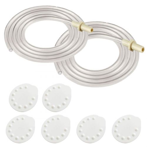  Tubing for Medela Pump in Style Advanced Breastpump Released After Jul 2006 Plus 6 Membranes in Retail Pack. Replaces Medela Tubing and Medela Membrane. BPA Free. Made By Maymom (2