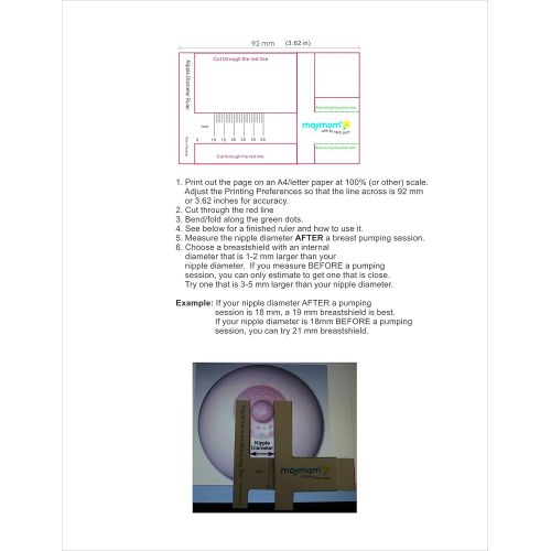  Maymom Breastshields Kit for Medela Freestyle Pumps (15 mm Flange)