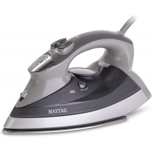  [아마존 핫딜]  [아마존핫딜]Maytag M400 Speed Heat Steam Iron & Vertical Steamer with Stainless Steel Sole Plate, Self Cleaning Function + Thermostat Dial