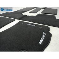 Mazda MAZDA 5 2012 NEW OEM FRONT AND REAR CHARCOAL BLACK FLOOR MATS SET OF FOUR
