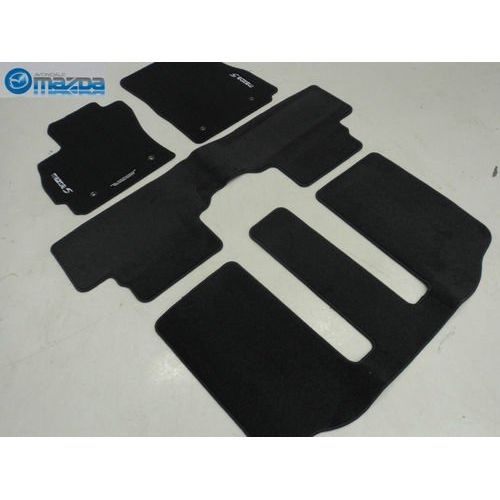  Mazda MAZDA 5 2012 NEW OEM FRONT AND REAR CHARCOAL BLACK FLOOR MATS SET OF FOUR