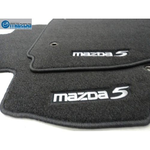  Mazda MAZDA 5 2012 NEW OEM FRONT AND REAR CHARCOAL BLACK FLOOR MATS SET OF FOUR