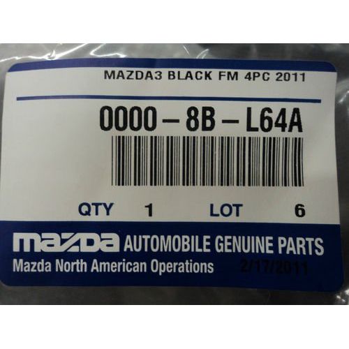  Mazda MAZDA 3 2010-2013 NEW OEM CHARCOAL GRAY FLOOR MATS SET OF FOUR