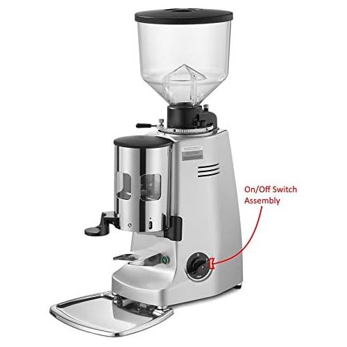  Mazzer Espresso Grinder ON/OFF Main Power Switch [Manual, Two-Pole] - Mini, Super Jolly, Major, Kony, Robur,