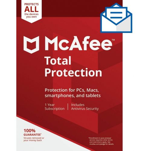  [아마존 핫딜]  [아마존핫딜]McAfee Total Protection|Antivirus| Internet Security| Unlimited Devices| 1 Year Subscription| Activation Code by Mail |2019 Ready