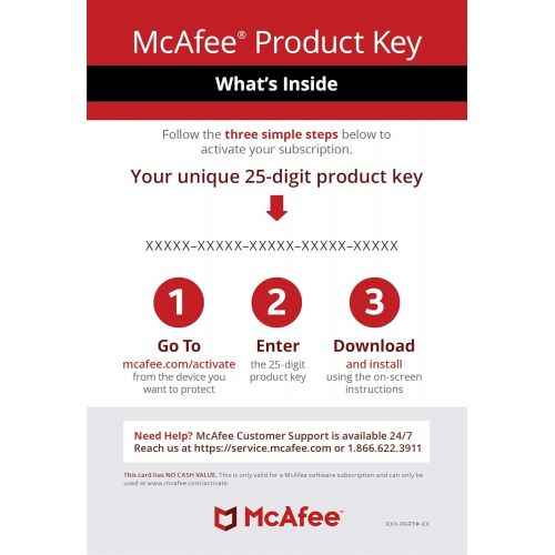  [아마존 핫딜]  [아마존핫딜]McAfee Total Protection|Antivirus| Internet Security| Unlimited Devices| 1 Year Subscription| Activation Code by Mail |2019 Ready