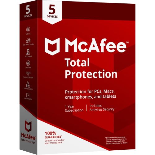  McAfee 2018 Total Protection - 5 Devices [OLD VERSION]
