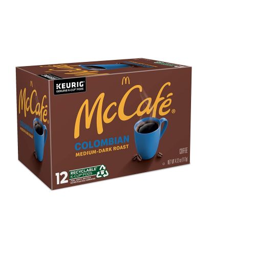  McCafe Colombian Roast Keurig K Cup Coffee Pods (4.12 oz Box, 12 Count)