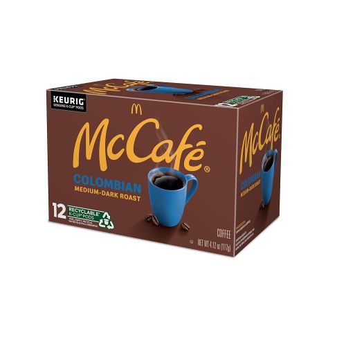  McCafe Colombian Roast Keurig K Cup Coffee Pods (4.12 oz Box, 12 Count)