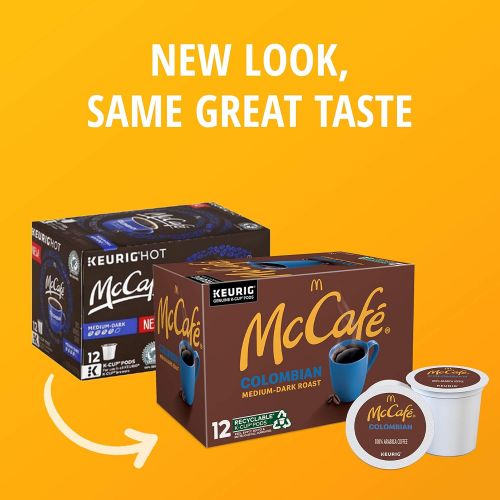  McCafe Colombian Roast Keurig K Cup Coffee Pods (4.12 oz Box, 12 Count)