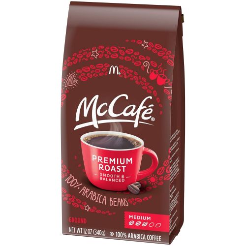  McCafe Premium Roast Ground Coffee (12 oz Bags, Pack of 6)