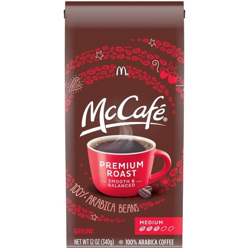  McCafe Premium Roast Ground Coffee (12 oz Bags, Pack of 6)