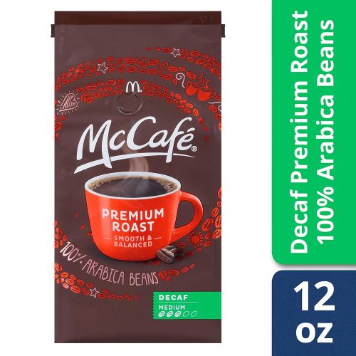  McCafe Premium Roast Decaf Ground Coffee (12oz Bags, Pack of 6)