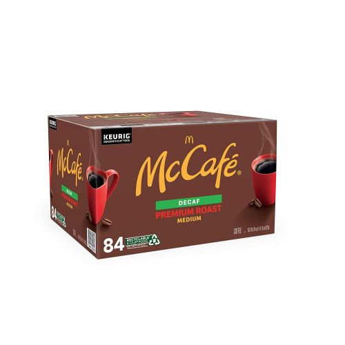  McCafe Decaf Premium Medium Roast K-Cup Coffee Pods (84 Pods)