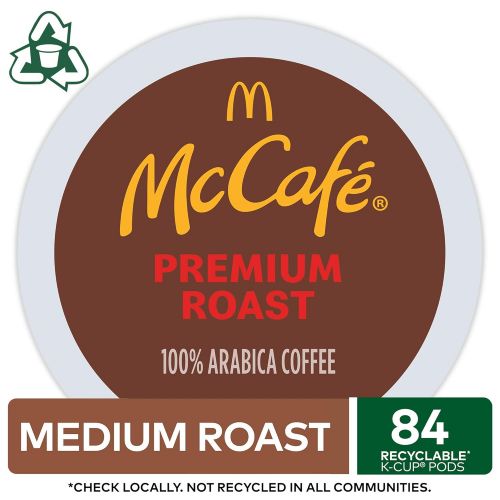  McCafe Premium Medium Roast K-Cup Coffee Pods (84 Pods)