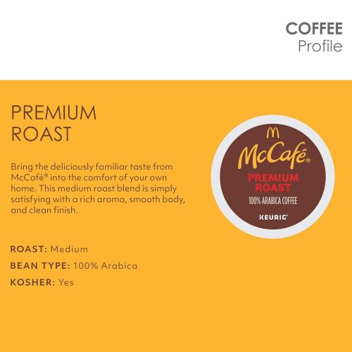  McCafe Premium Medium Roast K-Cup Coffee Pods (84 Pods)