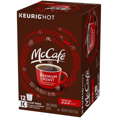  McCafe Premium Roast K-Cup Packs, 72 count (6 Packs of 12)