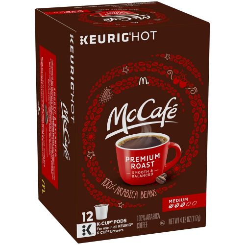  McCafe Premium Roast K-Cup Packs, 72 count (6 Packs of 12)