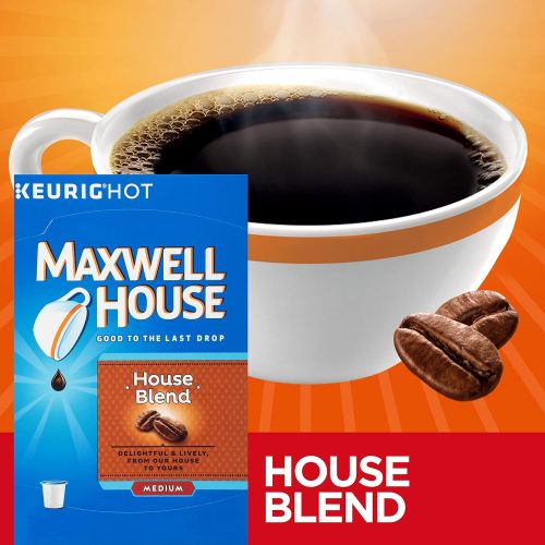  McCafe Maxwell House House Blend Keurig K Cup Coffee Pods, 12 Count, Pack of 6